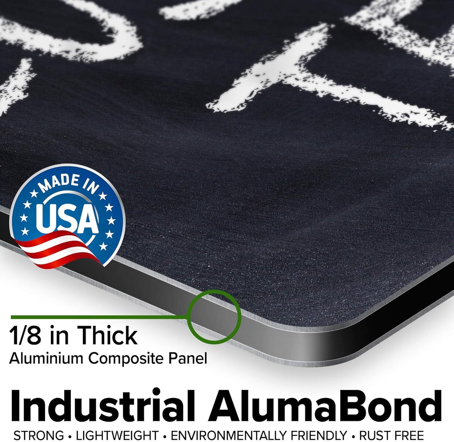 Custom Sign, Custom Street Sign, 11 Font Colors, 13 Font Styles, 4 Hole Options, 22 Sizes, 12x18 Inches, Rust Free DiBound, Fade Resistant, Made in USA by My Sign Center (Chalkboard Black)