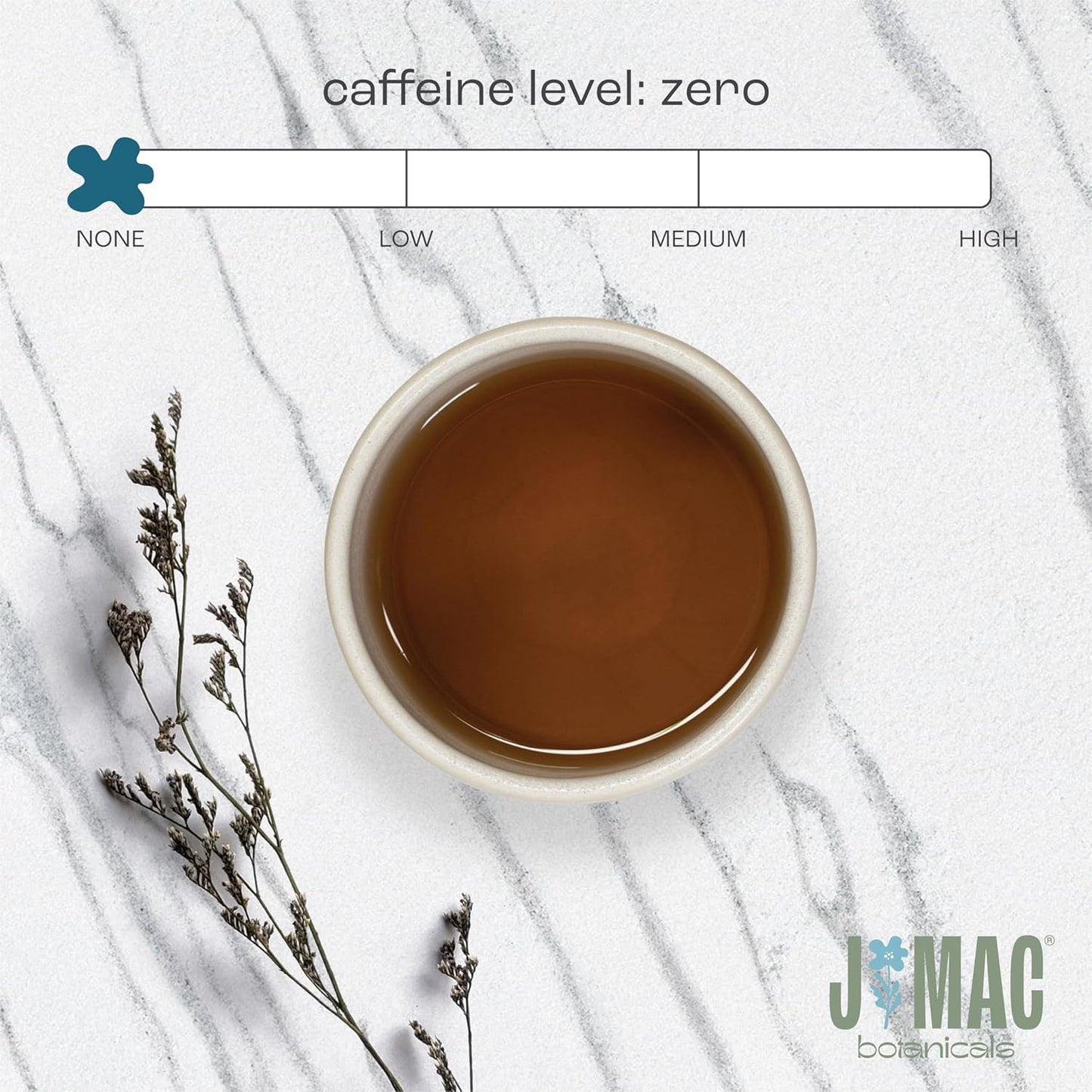 J Mac Botanicals Organic Mullein Leaves (4 oz) Certified USDA Organic. Loose Leaf Mullein Herbal Tea