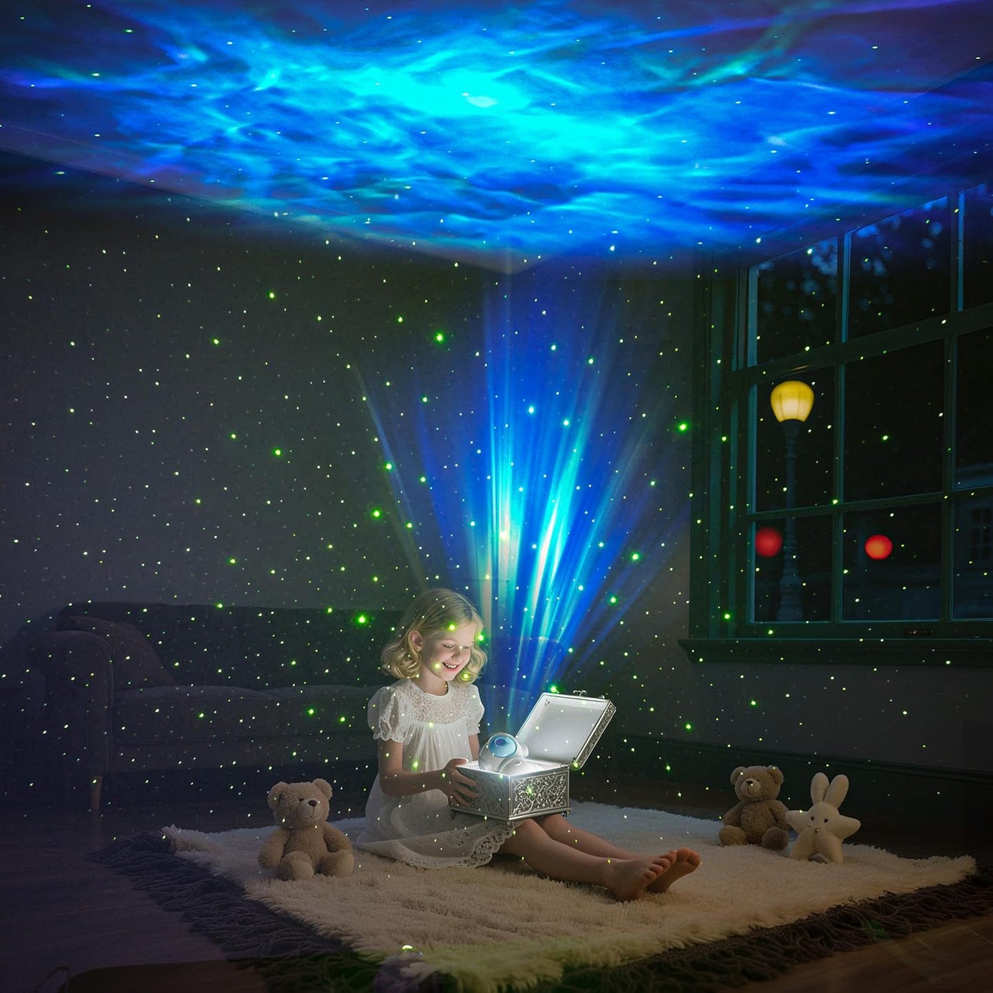 Galaxy Night Light - Astronaut Space Projector, Star Projector,Starry Nebula Ceiling LED Lamp with Timer and Remote,APP Control， Kids Room Decor Aesthetic, for Birthdays,Christmas APP Control