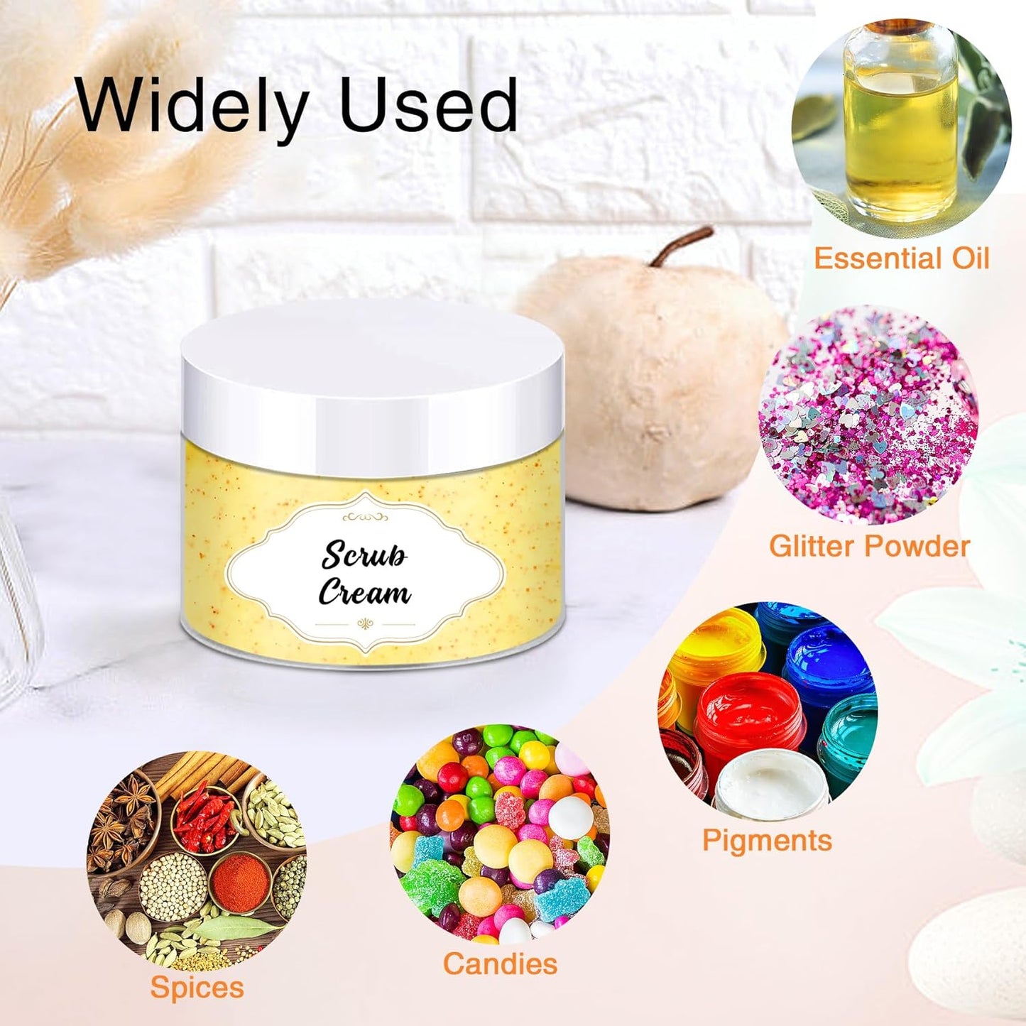 72 Pcs Plastic Jars, 4 OZ Plastic Jars with White Lids Round Clear Storage Containers Jar Leak Proof Slime Containers with Lids for Travel Refillable Slime Storage Jar for Beauty Product