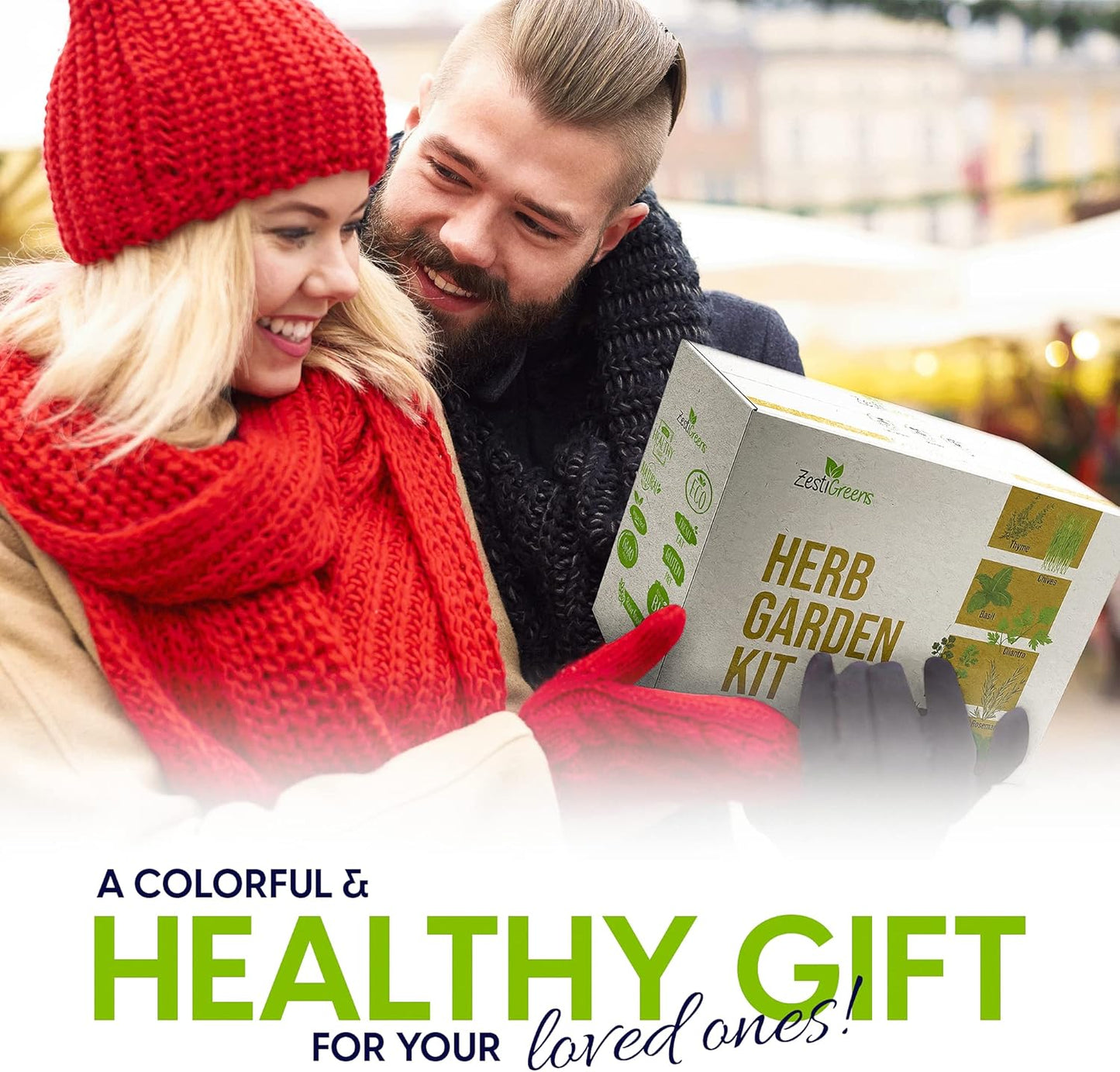 Deluxe Indoor & Outdoor Herb Garden Kit – 8 or The Most Popular Culinary Herbs with Pots & Soil for Windowsill or Patio Growing