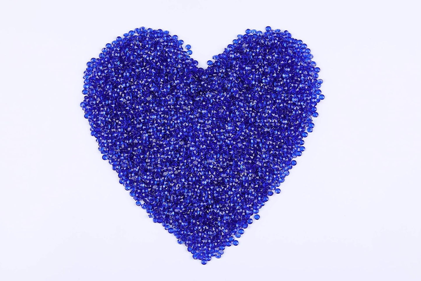 10000 pcs/Pack Wedding Table Scatter Confetti Crystals Acrylic Diamonds Vase Fillers 4.5 mm Rhinestones for Wedding, Bridal Shower, Vase Beads Decorations (Royal Blue)