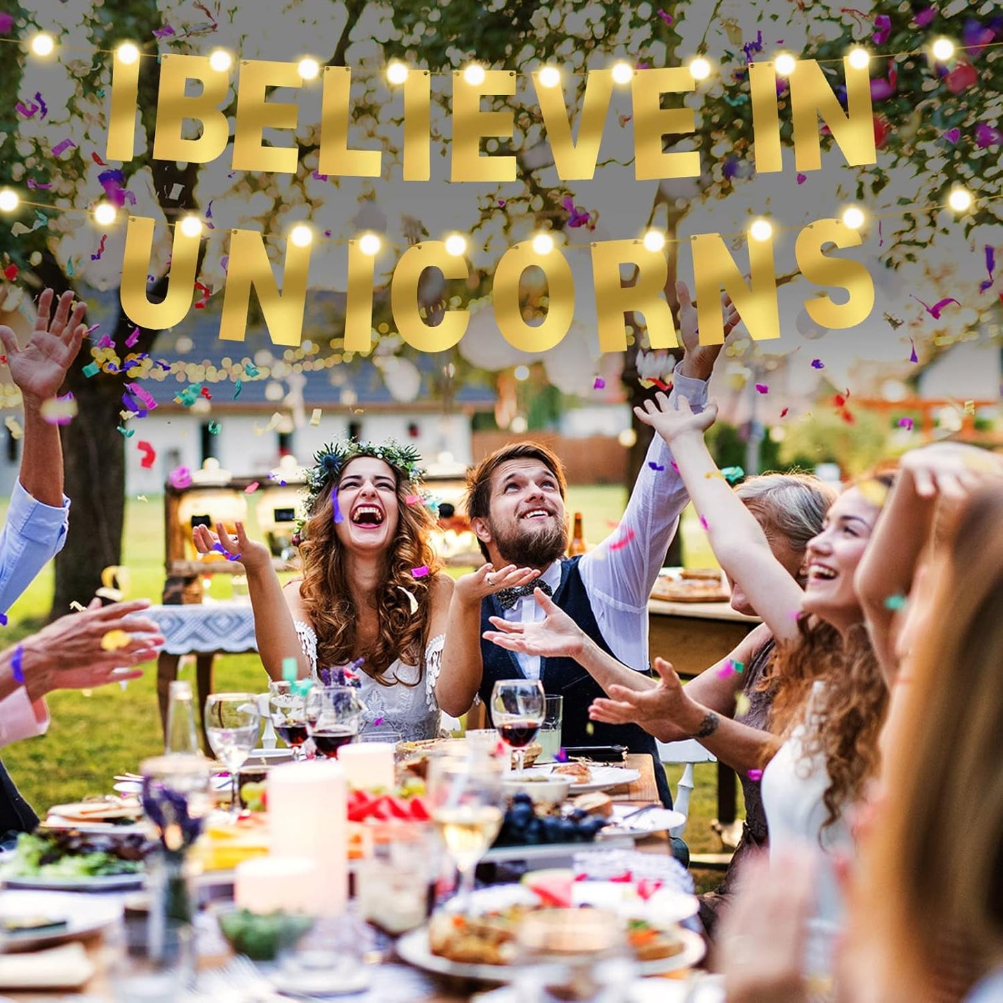 TaoBary 112 Pcs DIY Letter Custom Banner Glitter Customizable Banner Kit Including 107 Letters and Numbers 3 Rope for Valentine Birthday Party(Bright Gold)