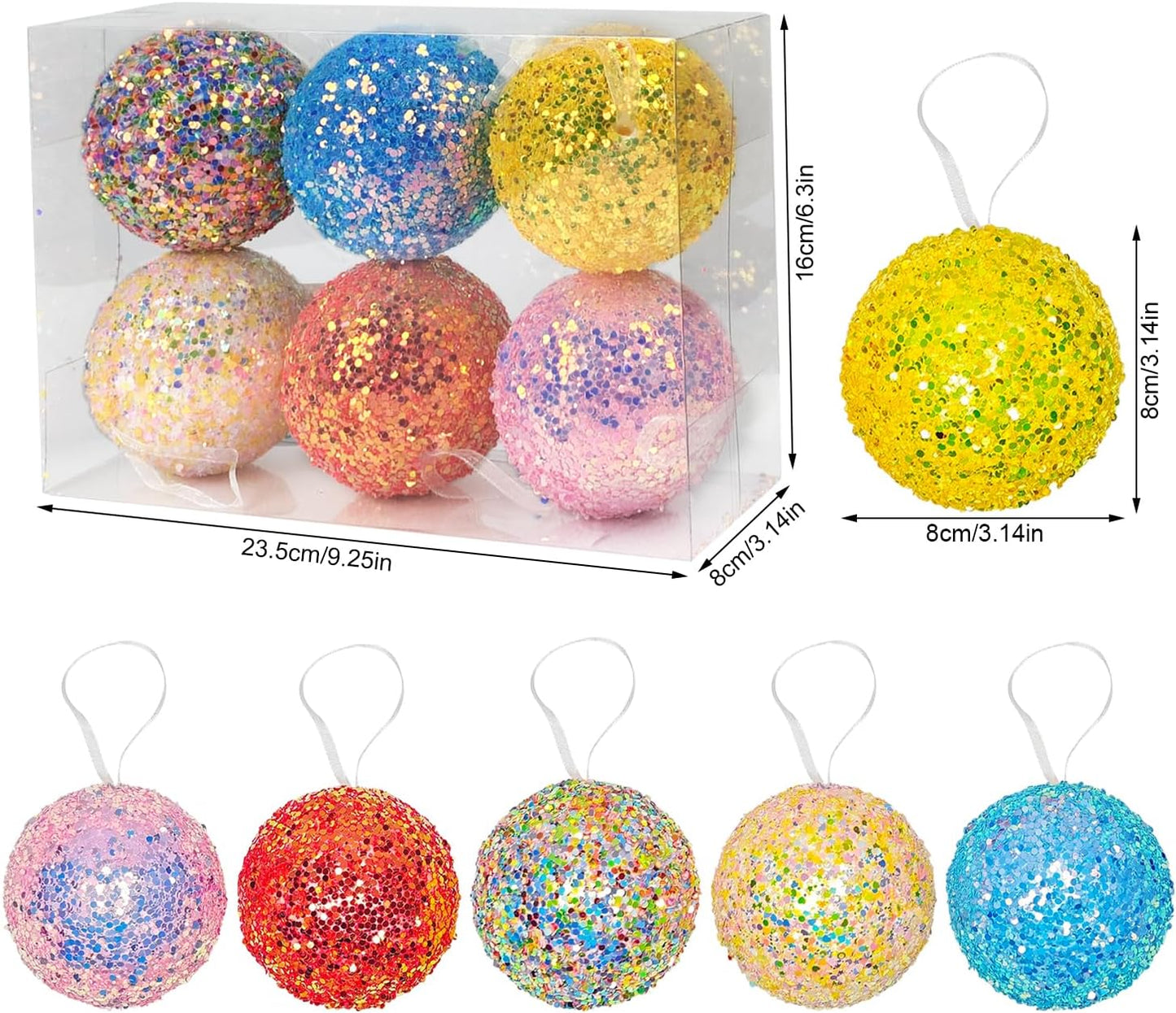 LANGXUN 6pcs Candy Land 2025 Xmas Birthday Party Wedding Suppiles Decoration, Hanging Candy Cane Christmas Tree Décor, Christmas Decorative Hanging Ornaments Crafts