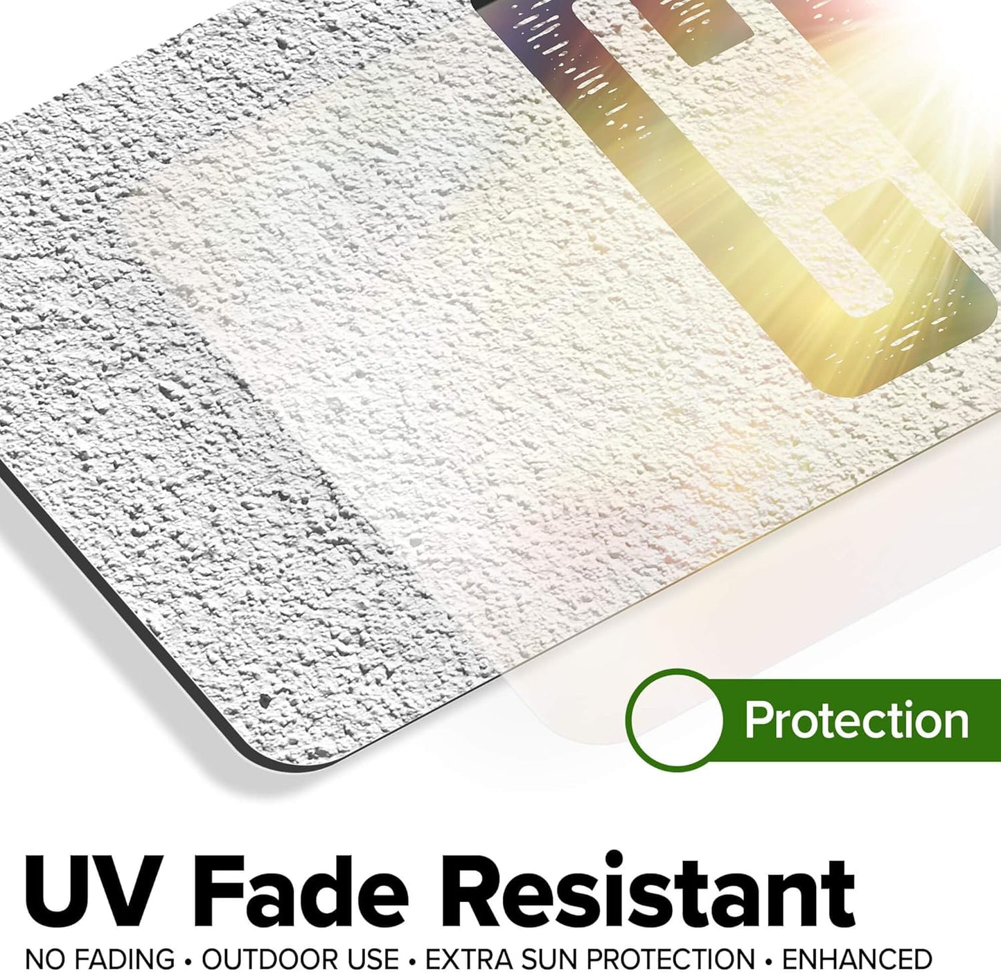 Custom Sign, Custom Street Sign, 11 Font Colors, 13 Font Styles, 4 Hole Options, 22 Sizes, 6x30 Inches, Rust Free DiBound, Fade Resistant, Made in USA by My Sign Center (Concrete)