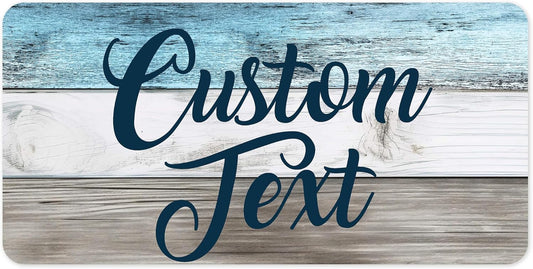 Custom Sign, Custom Street Sign, 11 Font Colors, 13 Font Styles, 4 Hole Options, 22 Sizes, 6x12 Inches, Rust Free DiBound, Fade Resistant, Made in USA by My Sign Center (Coastal)