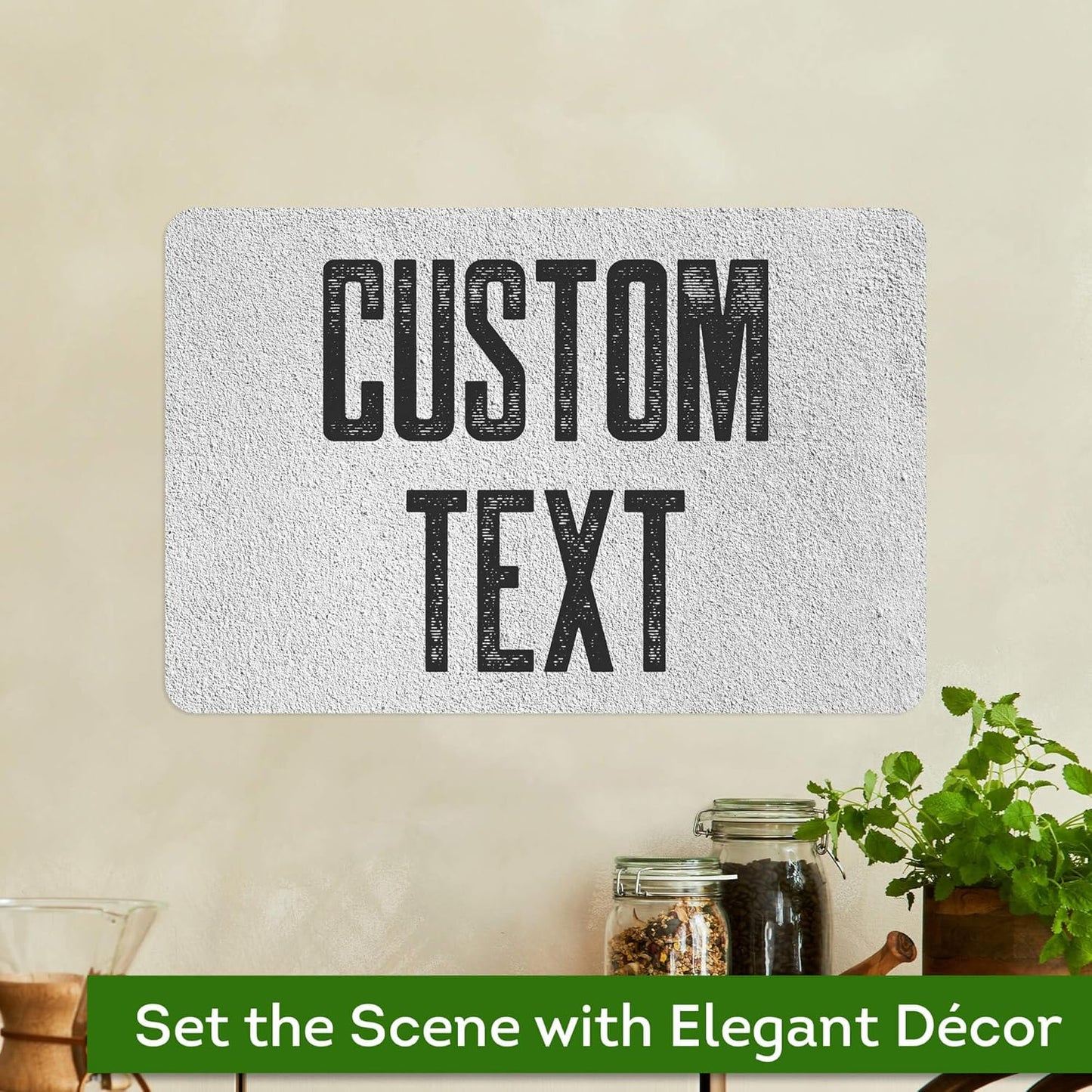 Custom Sign, Custom Street Sign, 11 Font Colors, 13 Font Styles, 4 Hole Options, 22 Sizes, 12x18 Inches, Rust Free DiBound, Fade Resistant, Made in USA by My Sign Center (Concrete)