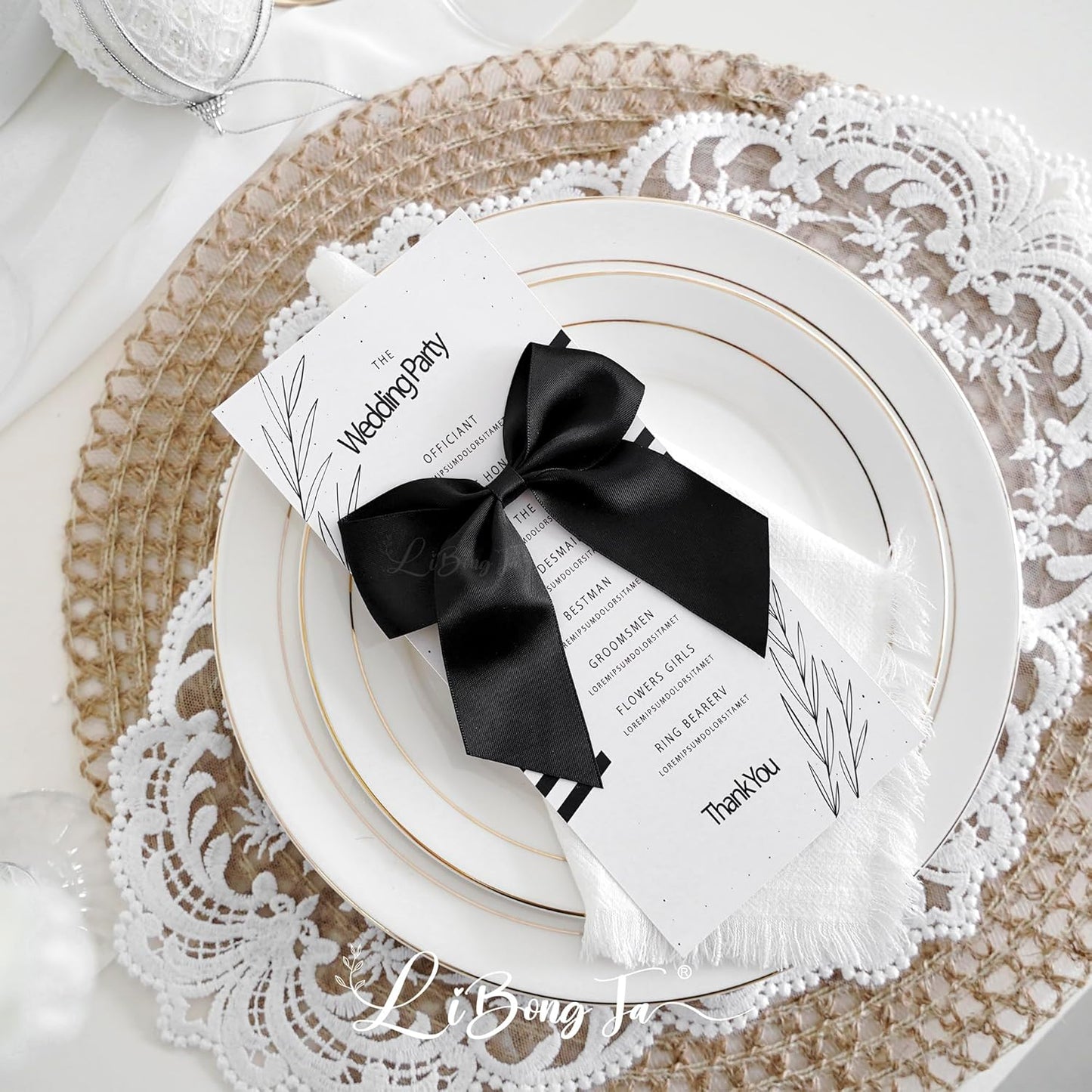 4.5" Satin Ribbon Black Bows for Gift Wrapping, Twist Tie Bows, Cute Bows for Crafts, Party Favors, Premade Bows Pre-Tied Decorative Bows for Flower Bouquets Candy Apple Bows-24 Counts