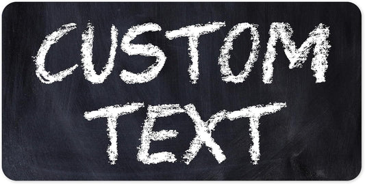 Custom Sign, Custom Street Sign, 11 Font Colors, 13 Font Styles, 4 Hole Options, 22 Sizes, 9x18 Inches, Rust Free DiBound, Fade Resistant, Made in USA by My Sign Center (Chalkboard Black)