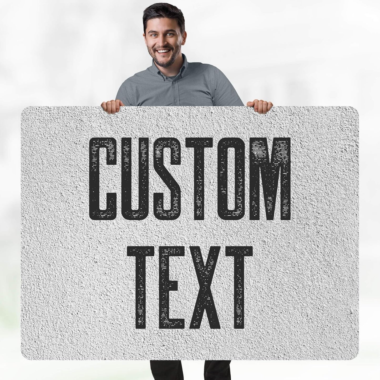 Custom Sign, Custom Street Sign, 11 Font Colors, 13 Font Styles, 4 Hole Options, 22 Sizes, 36x48 Inches, Rust Free DiBound, Fade Resistant, Made in USA by My Sign Center (Concrete)