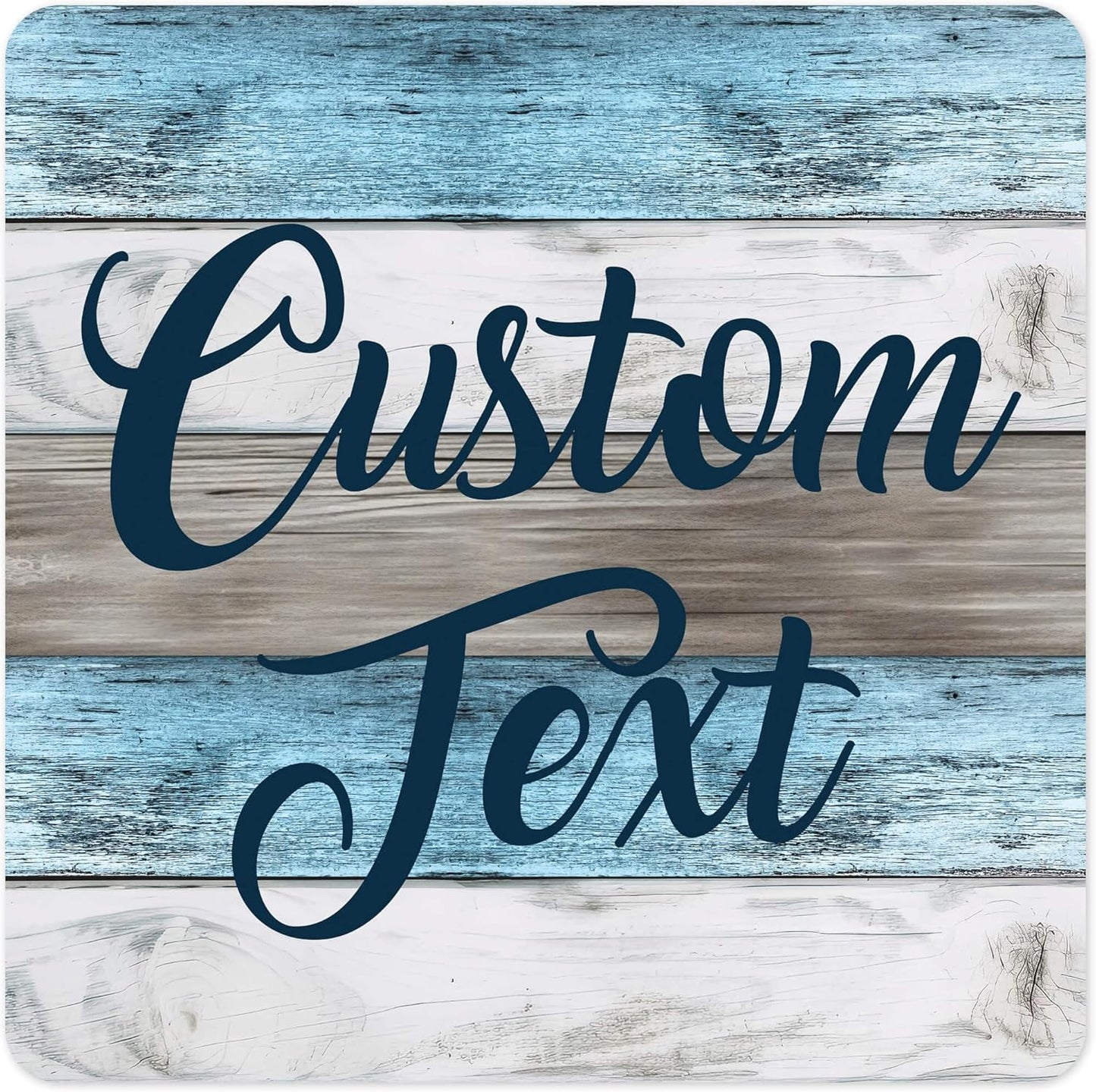 Custom Sign, Custom Street Sign, 11 Font Colors, 13 Font Styles, 4 Hole Options, 22 Sizes, 30x30 Inches, Rust Free DiBound, Fade Resistant, Made in USA by My Sign Center (Coastal)