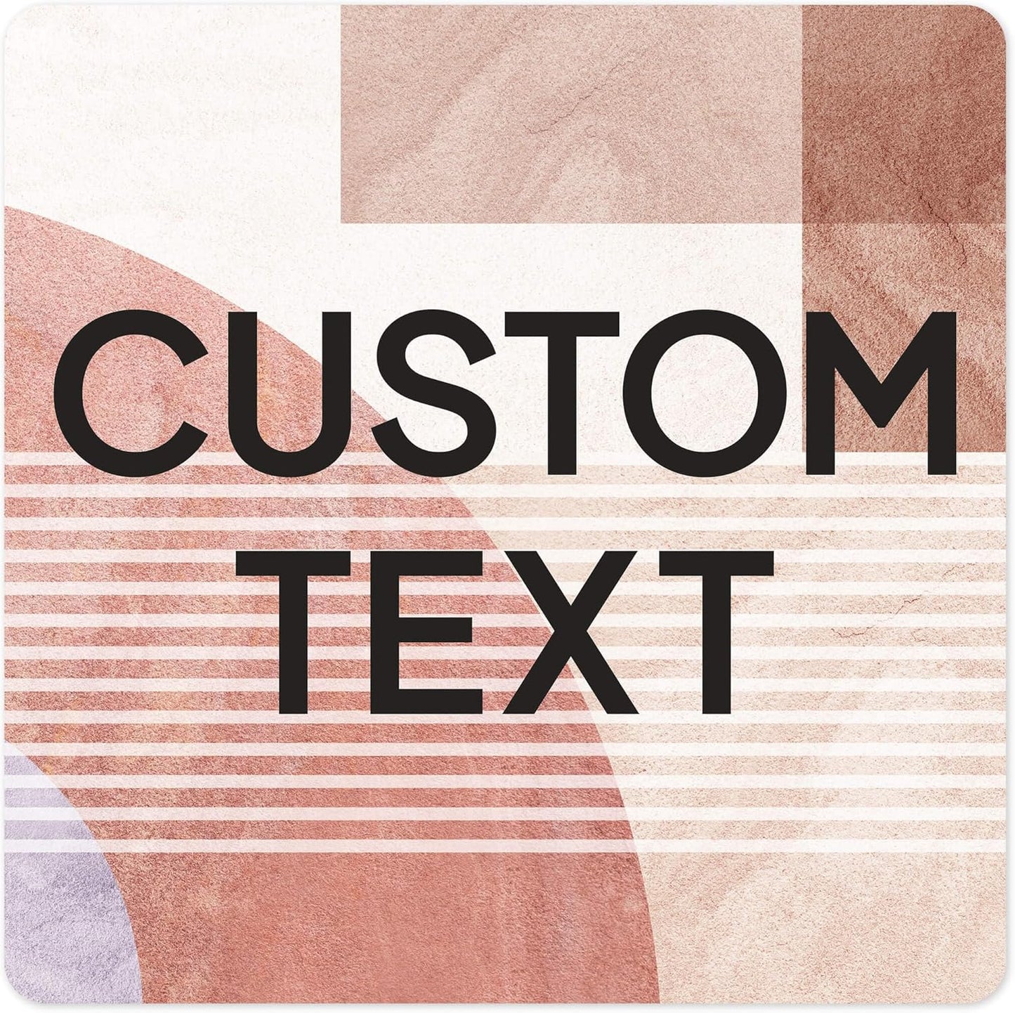 Custom Sign, Custom Street Sign, 11 Font Colors, 13 Font Styles, 4 Hole Options, 22 Sizes, 12x12 Inches, Rust Free DiBound, Fade Resistant, Made in USA by My Sign Center (Mid-Century Modern 1)