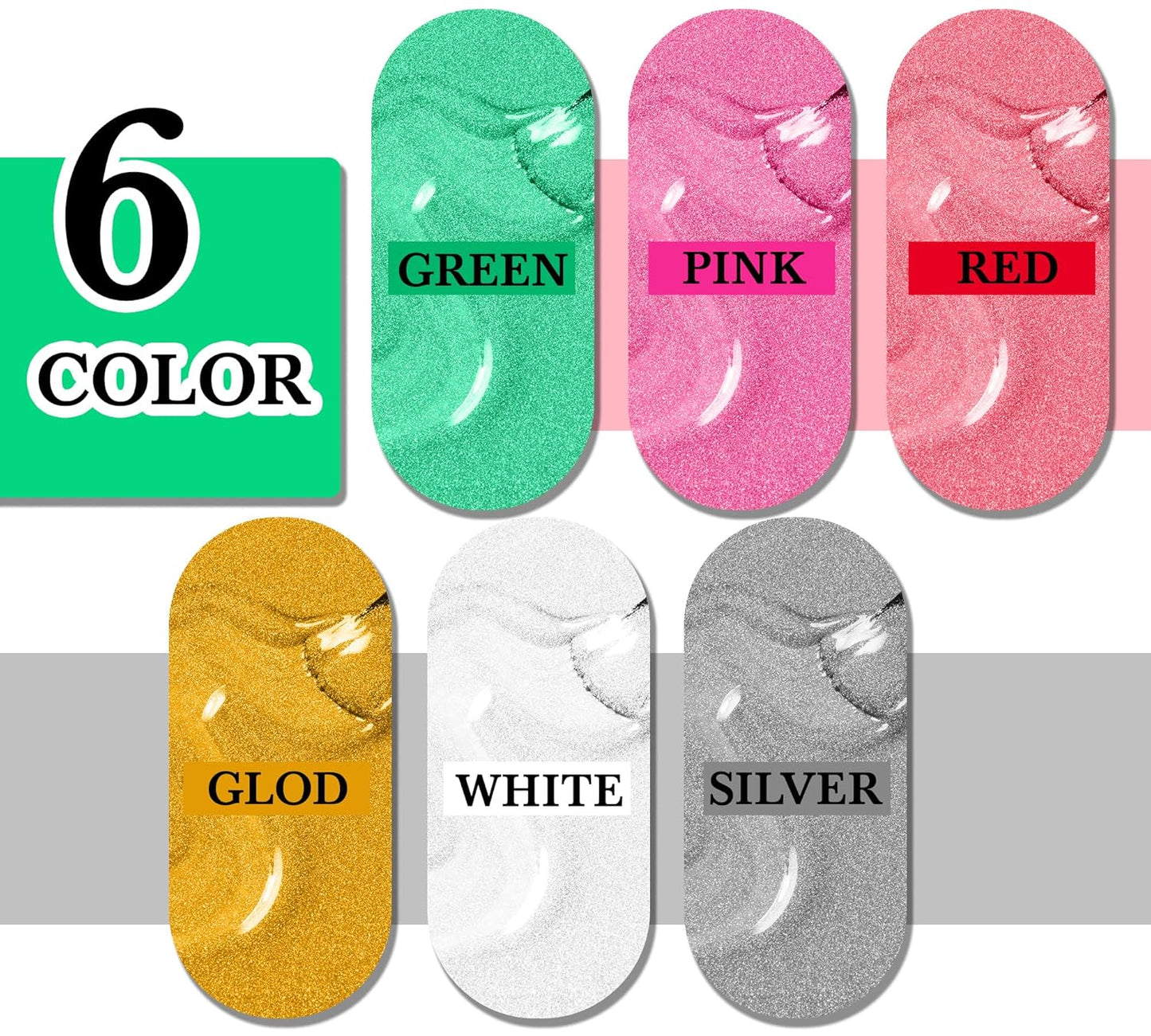 Edible Silver Glitter Paint - 2 fl.oz / 60ml Food Safe Edible Paint for Cake Decorating, Chocolate, Cocktail, Cupcakes - Silver Edibles Glitter Liquid Luster Dust for Halloween Candy, Drinks, Baking