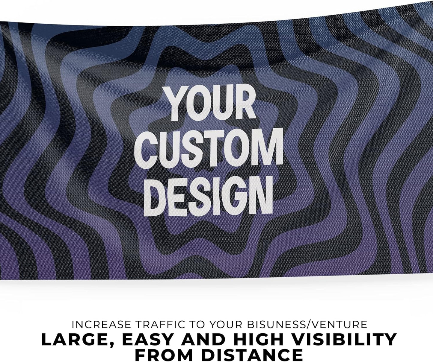 Custom Banner Large By Dreamcontroller | Personalize Polyester Wall Hanging Banner Sign For Outdoor With Image Text Logo For Business Birthday Graduation Event | Made In Usa | Hd Print