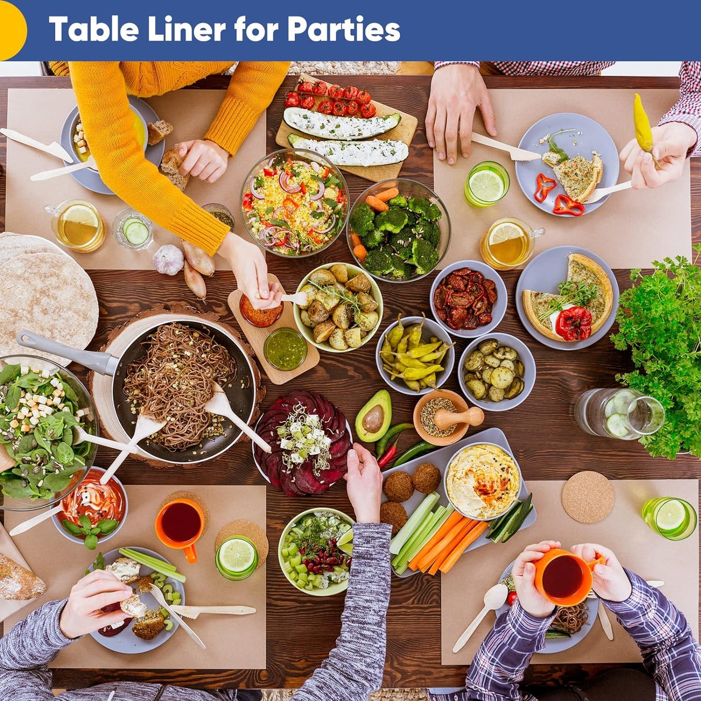 Vanhench Brown Wrapping Paper, Craft Paper, Kraft Paper 17.5"x 1800"(150'), Gift Wrapping Bulletin Board Arts & Crafts, Bouquet Flower Table Covering Poster Packing Shipping Moving Supplies 65GSM 45LB