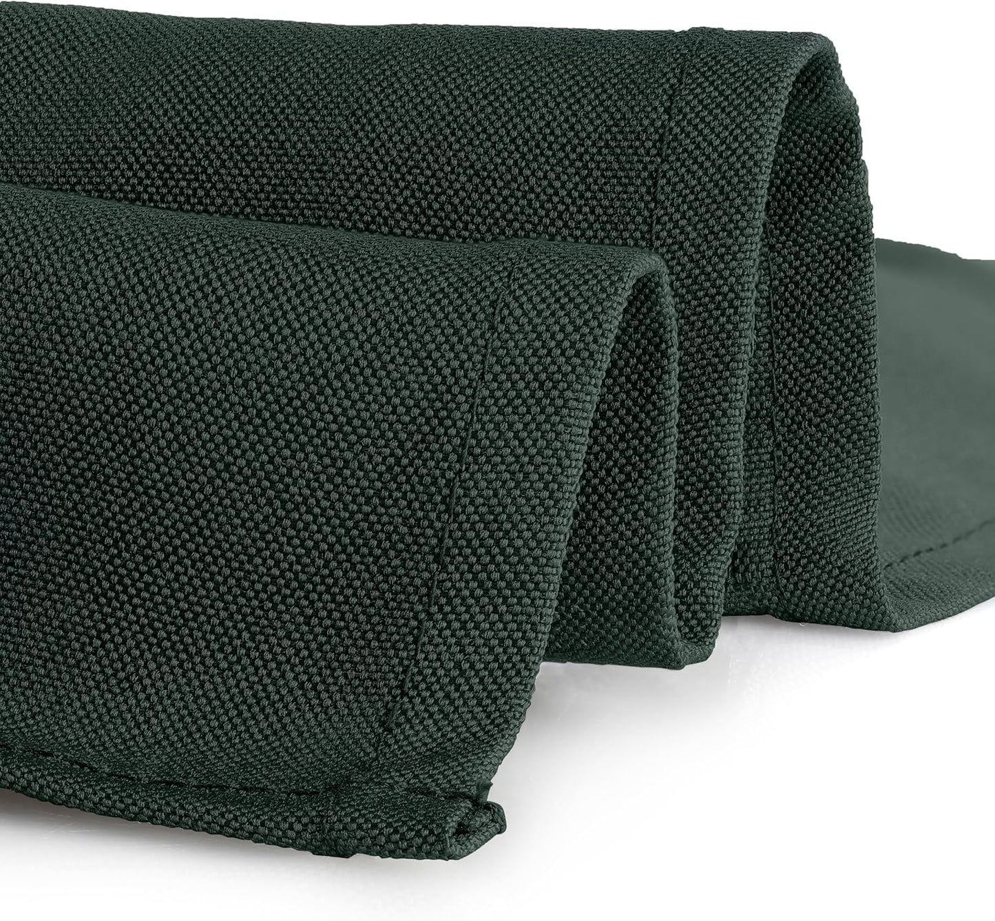 Gee Di Moda Square Tablecloth - 85 x 85 Inch Hunter Green Table Cloth for Large Square or Round Tables - Heavy Duty Washable Fabric - for Buffet Table, Holiday Party, Dinner, Wedding & Baby Shower
