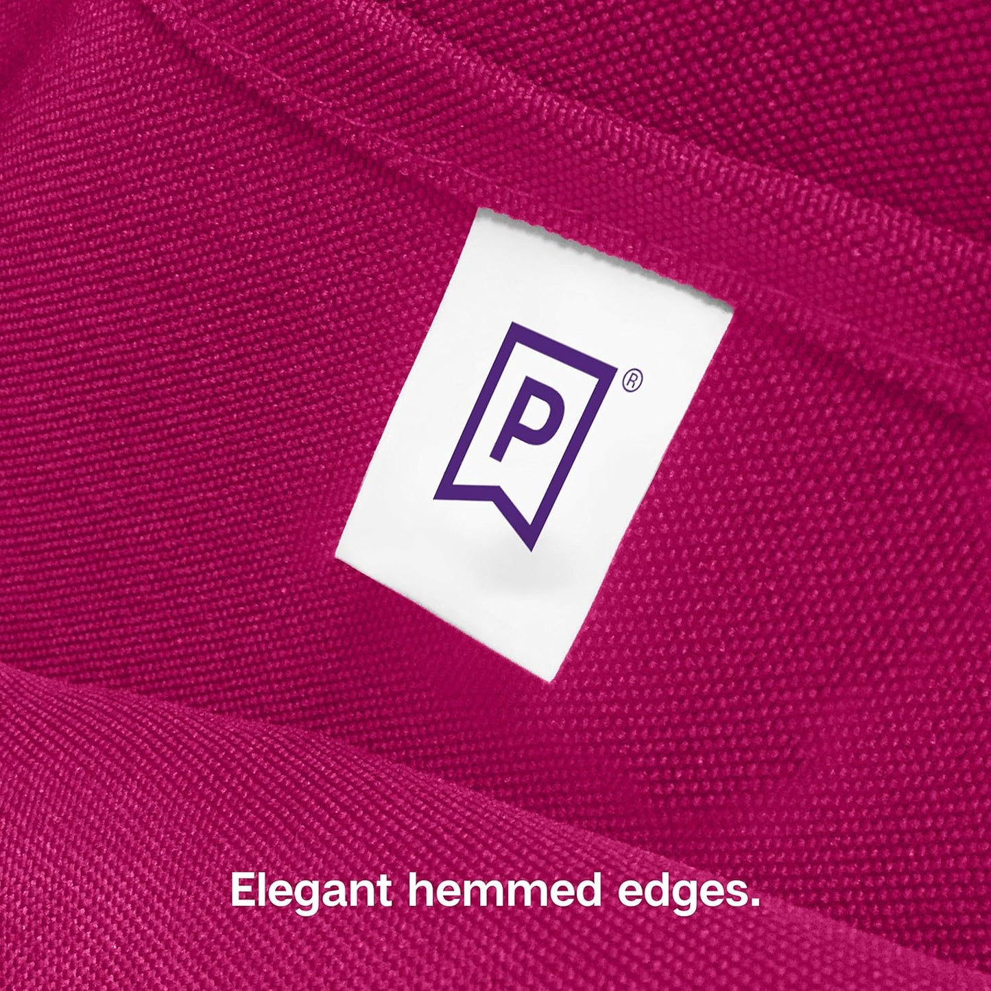 Gee Di Moda Rectangle Tablecloth - 90 x 156 Inch Fuchsia Table Cloth for 8 Foot Table with Floor-Length Drop - Heavy Duty Washable Fabric - 8 Ft Buffet Table, Holiday Party, Wedding & Baby Shower