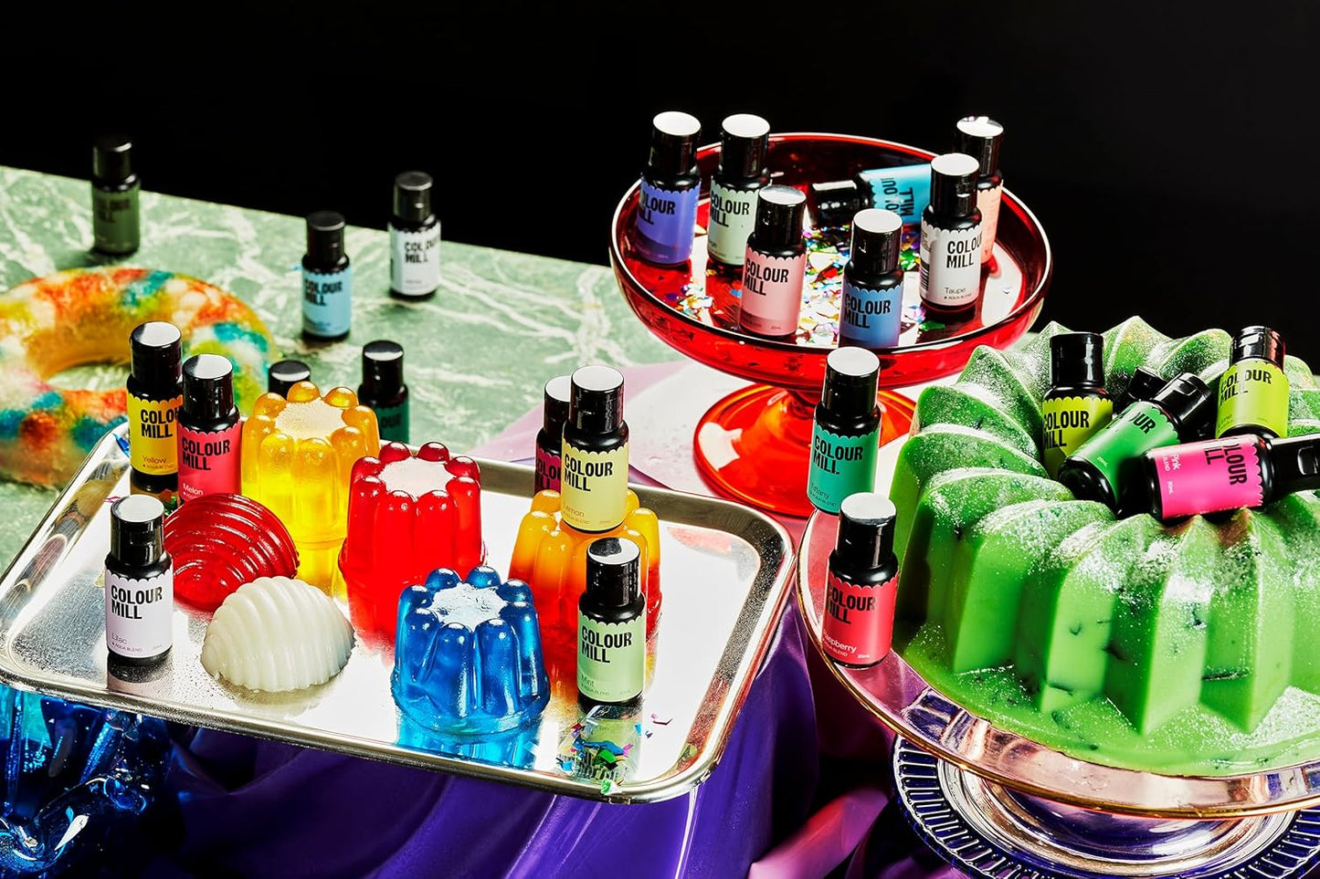 Colour Mill Aqua Blend Food Coloring Liquid – 20ml Food Grade Water Based Natural Food Coloring – Cake Decorating Food Paint for Icing, Cupcakes, Fondant, Cocktails - Lavender