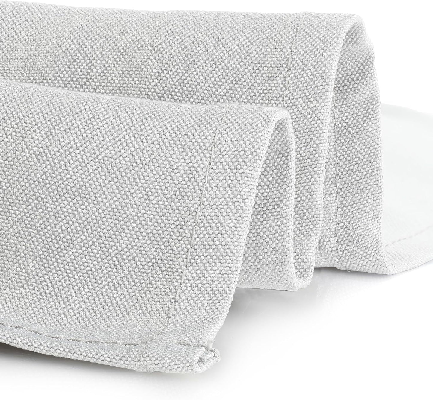 Gee Di Moda Square Tablecloth - 70 x 70 Inch White Table Cloth for Medium Square or Round Tables - Heavy Duty Washable Fabric - for Buffet Table, Holiday Party, Dinner, Wedding & Baby Shower