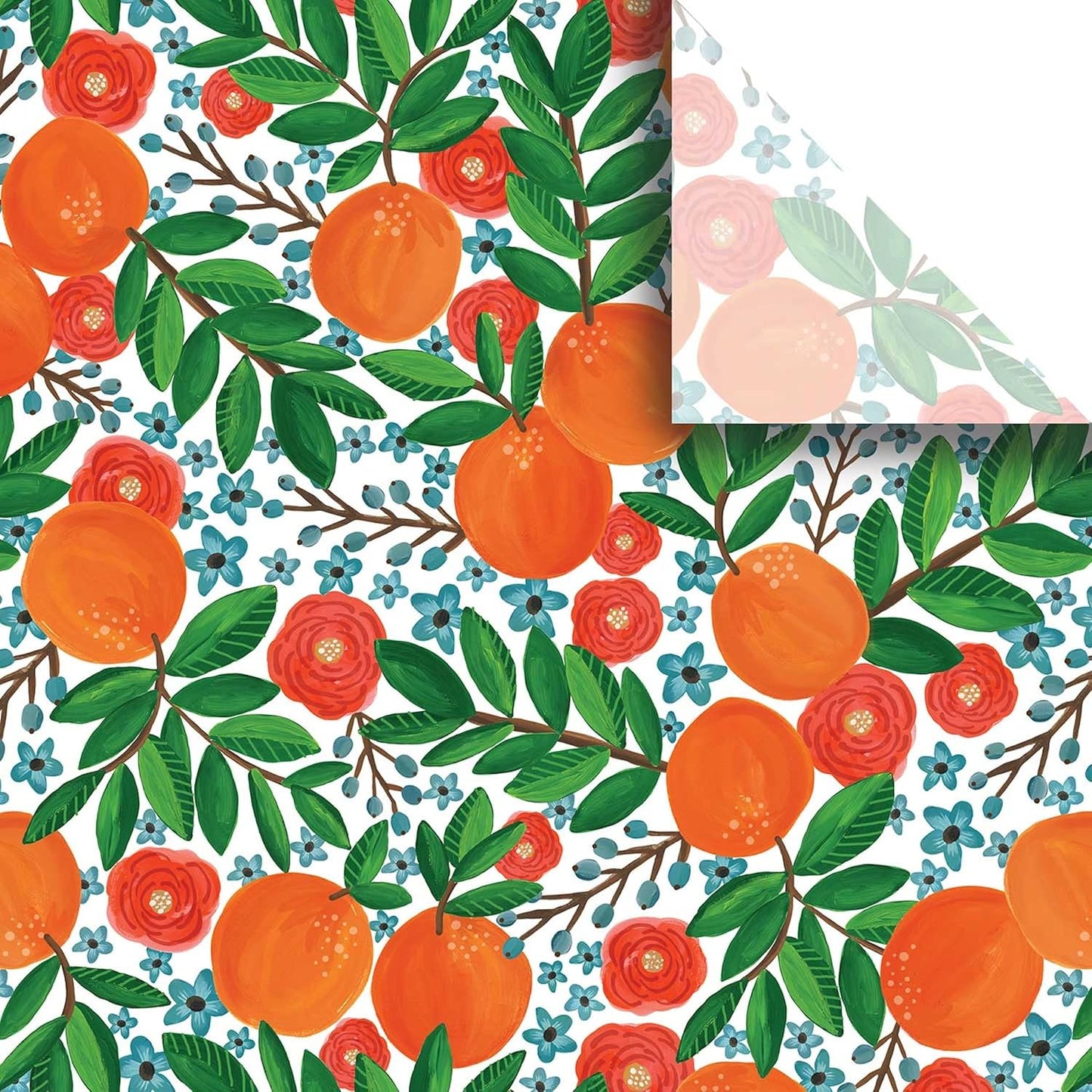 Colors of Rainbow - Orange Grove - 12 Sheets, 20 inch X 29 inch - Italian Print Tissue Paper for Decoupage Gift Basket Gift Bag Party Crafts (Orange Grove)