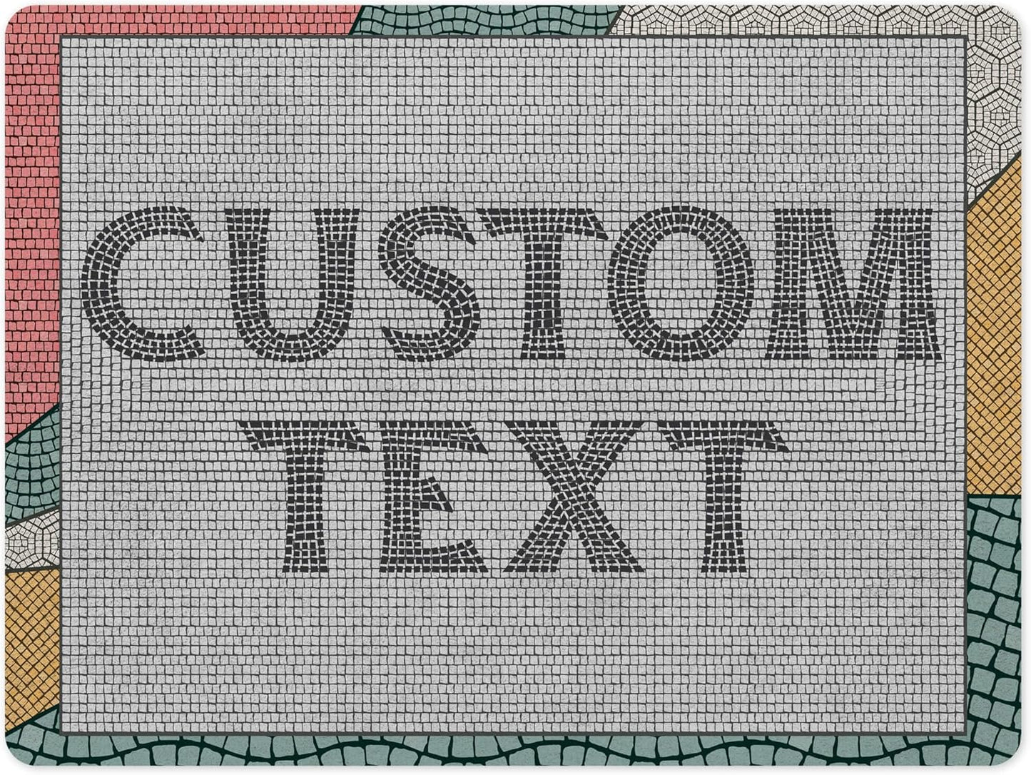 Custom Sign, Custom Street Sign, 11 Font Colors, 13 Font Styles, 4 Hole Options, 22 Sizes, 36x48 Inches, Rust Free DiBound, Fade Resistant, Made in USA by My Sign Center (Fauxsaic 2)