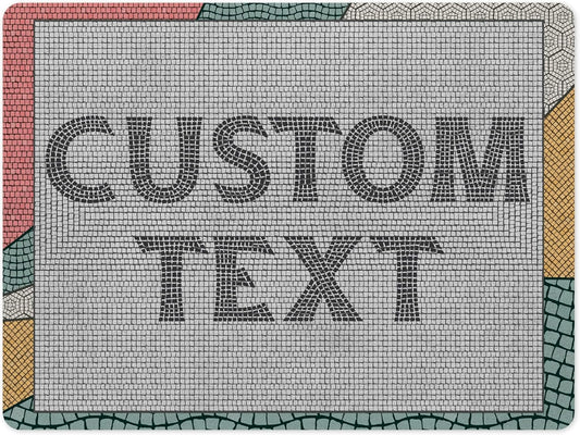 Custom Sign, Custom Street Sign, 11 Font Colors, 13 Font Styles, 4 Hole Options, 22 Sizes, 36x48 Inches, Rust Free DiBound, Fade Resistant, Made in USA by My Sign Center (Fauxsaic 2)