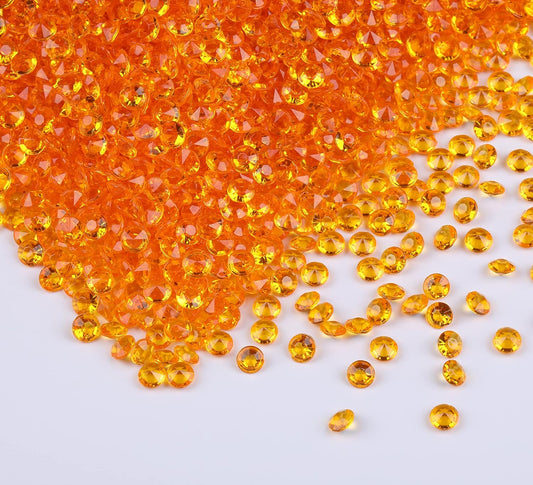 10000 pcs/Pack Wedding Table Scatter Confetti Crystals Acrylic Diamonds Vase Fillers 4.5 mm Rhinestones for Wedding, Bridal Shower, Vase Beads Decorations (Bisque)
