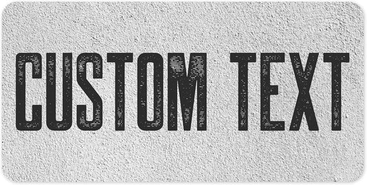 Custom Sign, Custom Street Sign, 11 Font Colors, 13 Font Styles, 4 Hole Options, 22 Sizes, 6x12 Inches, Rust Free DiBound, Fade Resistant, Made in USA by My Sign Center (Concrete)