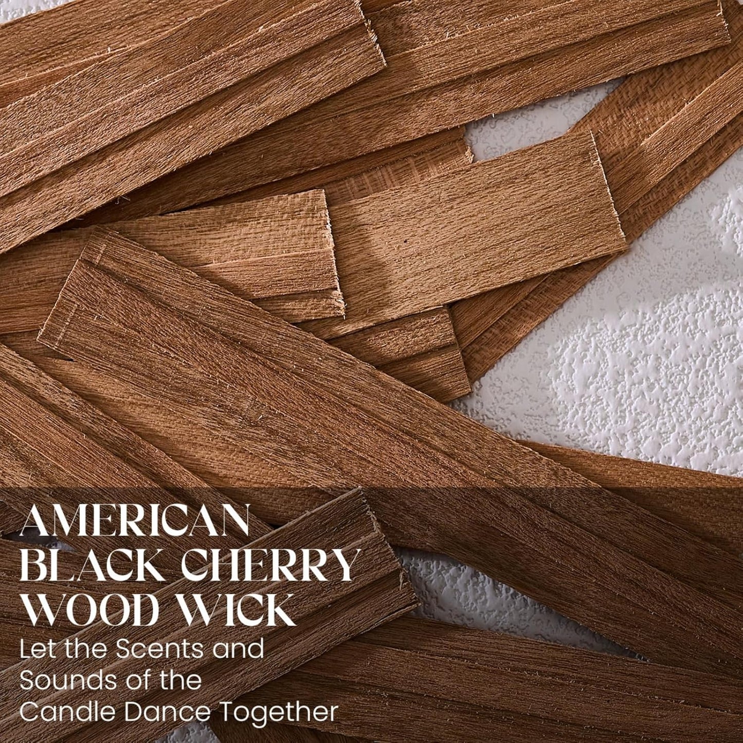 M&SENSE 16.6oz Natural Soy Large Jar Candle with Wooden Wick | Blazing Flames Scent | 95-Hour Burn & Long-Lasting Burn | Housewarming Gift for Men and Women