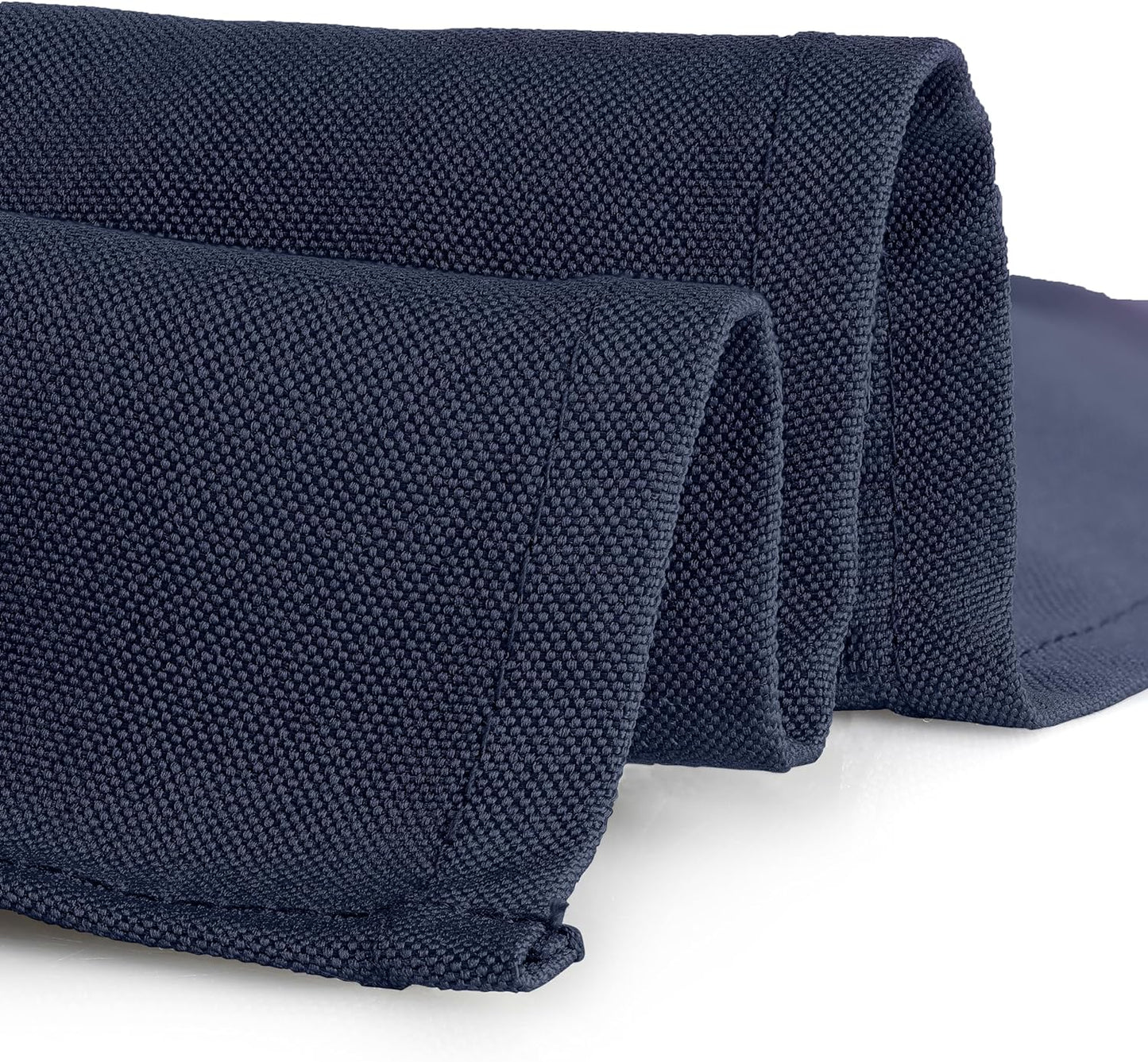 Gee Di Moda Square Tablecloth - 85 x 85 Inch Navy Blue Table Cloth for Large Square or Round Tables - Heavy Duty Washable Fabric - for Buffet Table, Holiday Party, Dinner, Wedding & Baby Shower